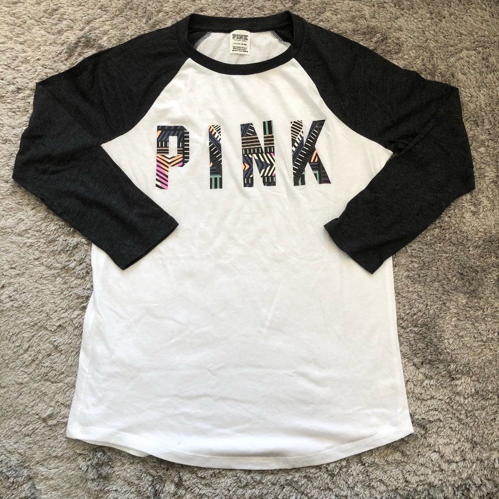 PINK VICTORIAS SECRET 3/4 Sleeve Top